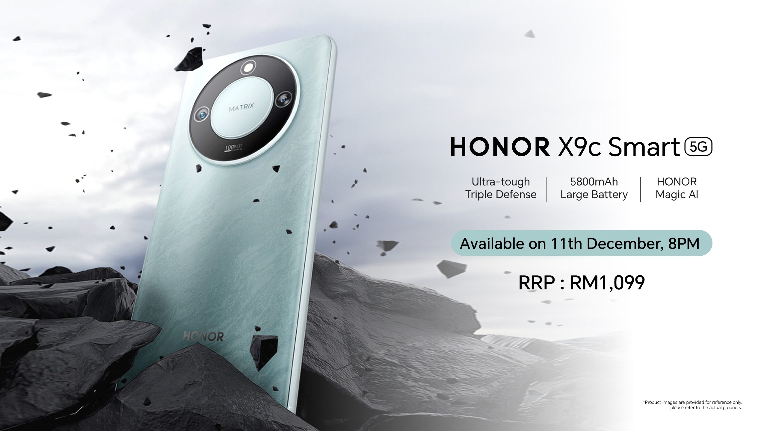 HONOR X9c Smart 5G: Telefon Tahan Lasak, Harga Mampu Milik RM1,099