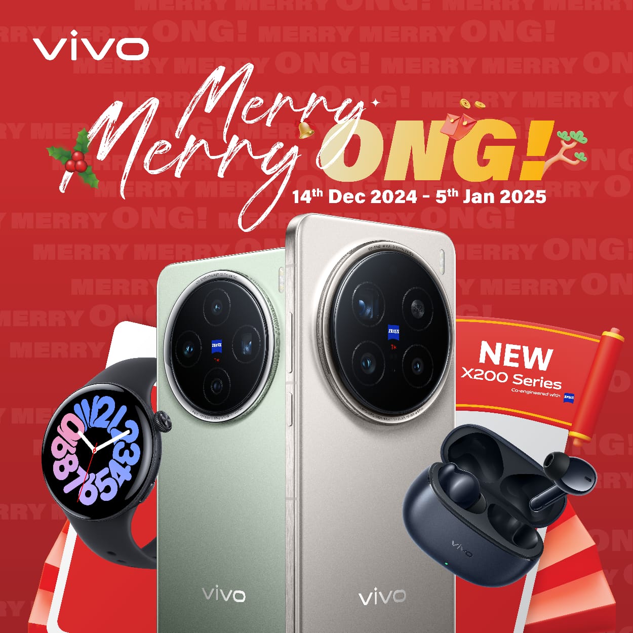 vivo Malaysia Ushers in the Festive Cheer with “Merry Merry Ong!” Campaign