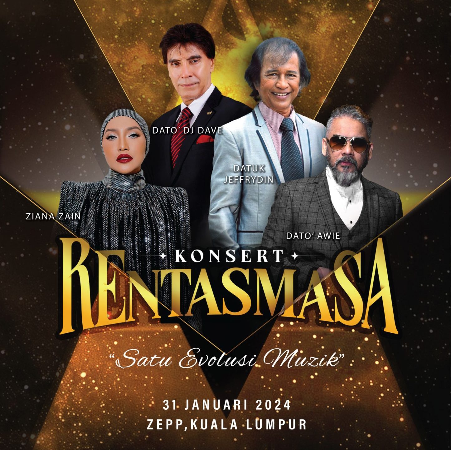 Konsert Rentasmasa “Satu Evolusi Muzik” Ditunda ke Januari 2025 Susulan Bencana Banjir
