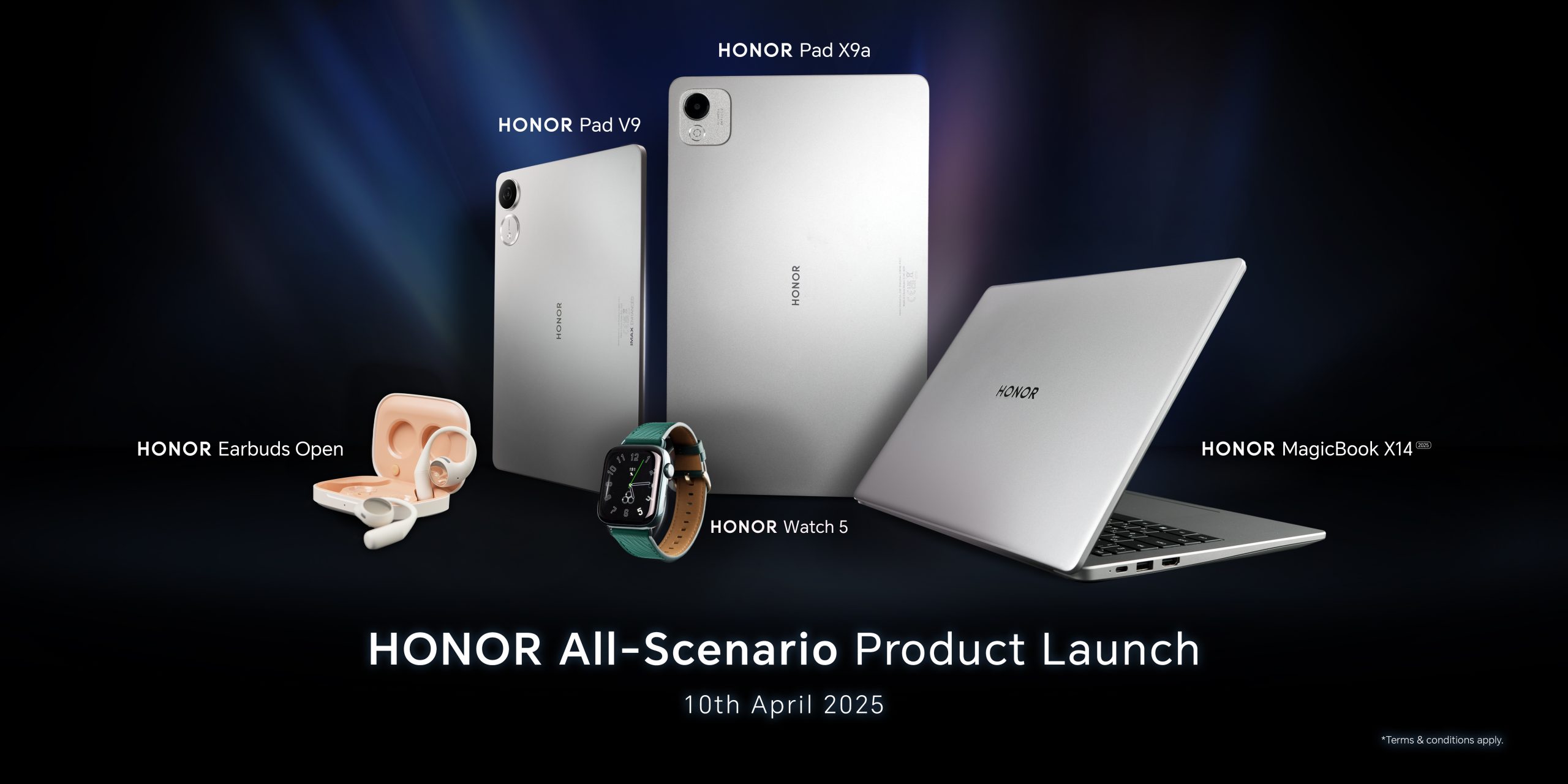 HONOR Perkenal Barisan Peranti Semua Senario 10 April, Pad X9a WiFi Kini Di Pasaran dengan Tawaran Eksklusif!