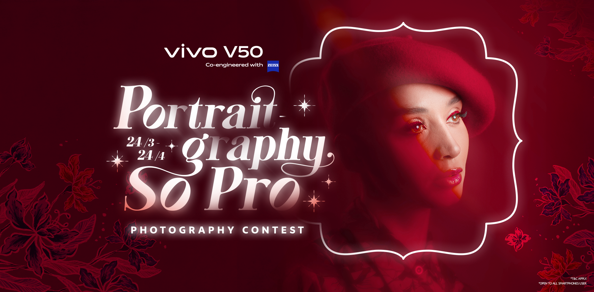 Show Off Your Best Portraits & Win a vivo V50 Ancora Red!