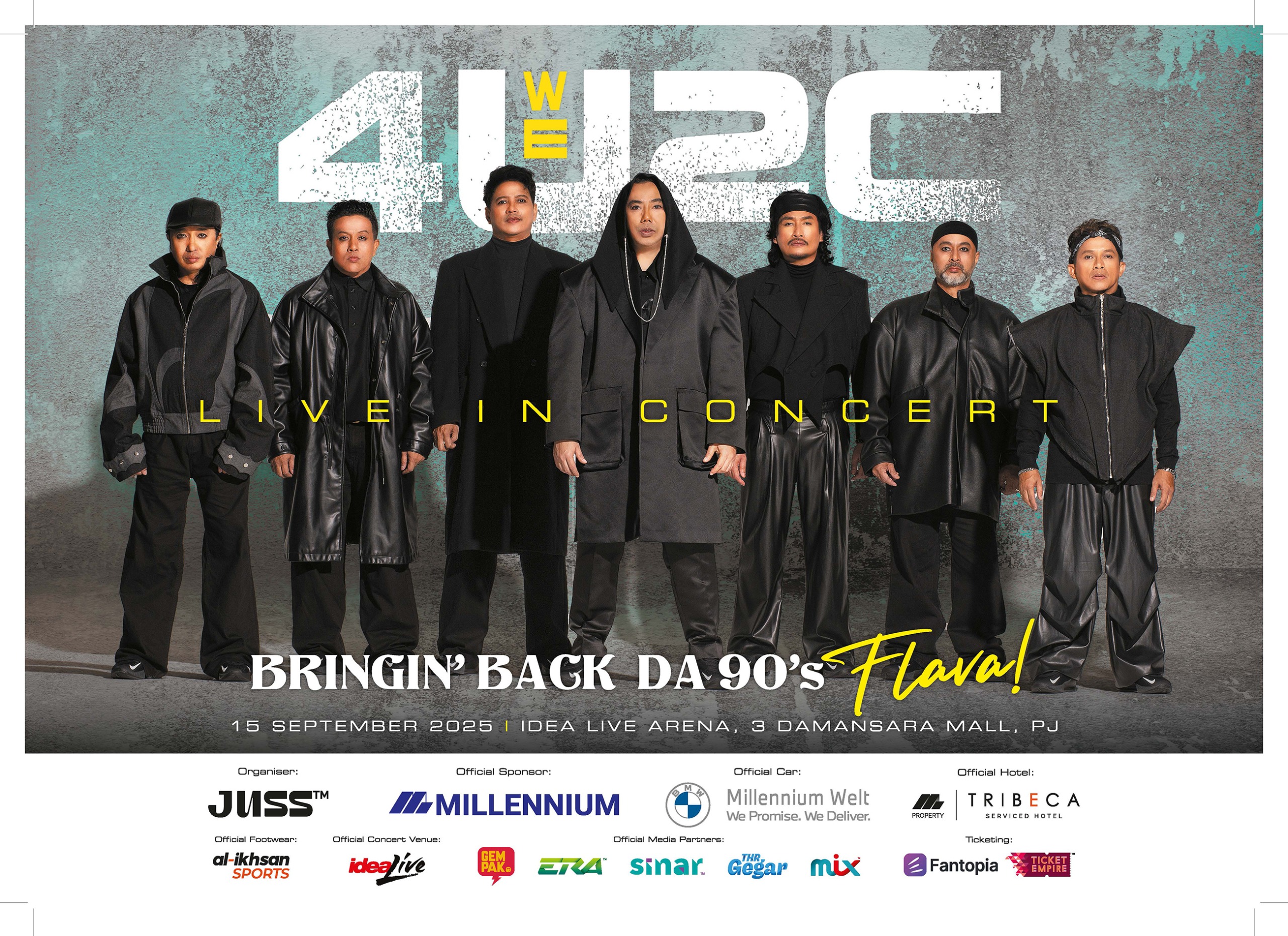 4U2C Kembali Gegar Pentas: Konsert “WE 4U2C” Hidupkan Semula Era 90-an!