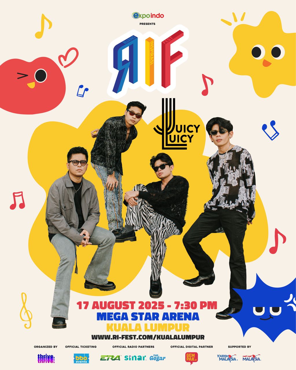 RIF 2025 Bawa Juicy Luicy Gegarkan Kuala Lumpur dengan Muzik dan Inspirasi