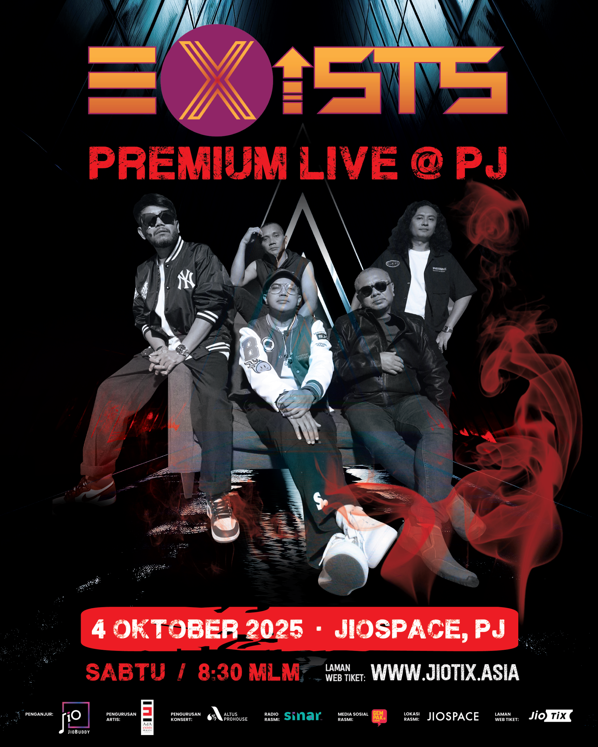 EXISTS PREMIUM LIVE @ PJ: Konsert Eksklusif, Pengalaman Mewah Untuk Peminat Sejati