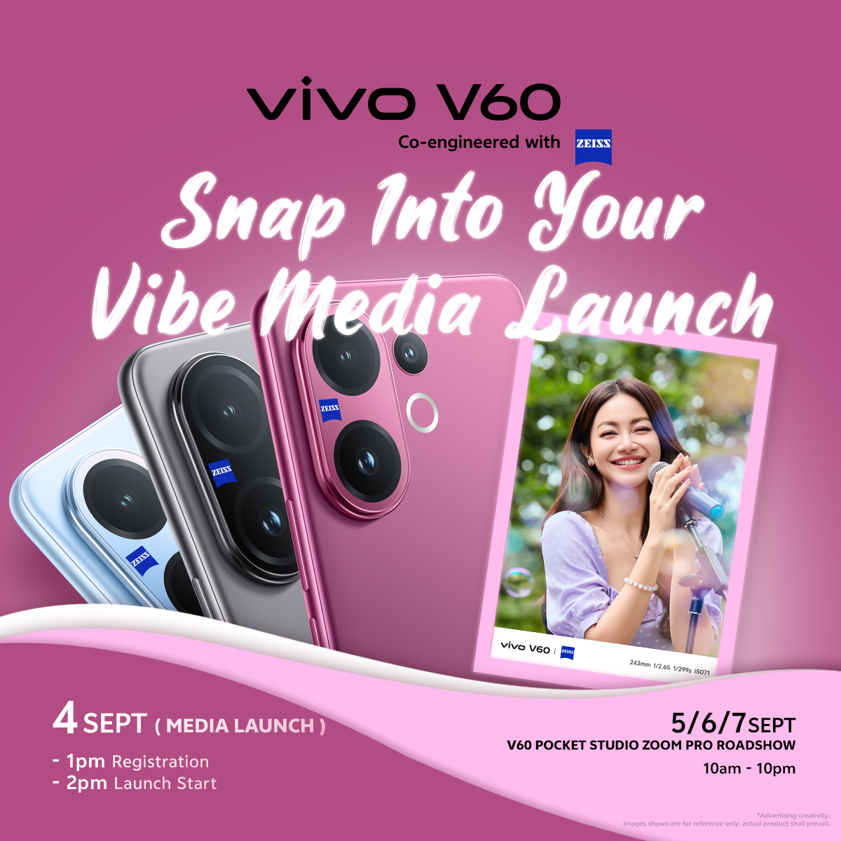 Experience ZEISS Engineering, Now Yours for RM1,999. The Portrait Master, vivo V60 Superday, Arrives in Penang & Kedah