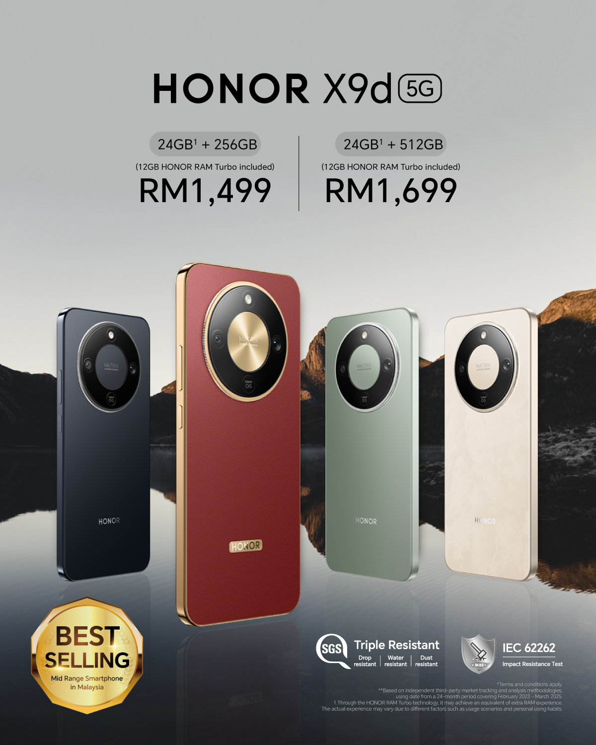 HONOR X9d 5G Officially Lands in Malaysia with Exclusive Deals Worth RM95,000!