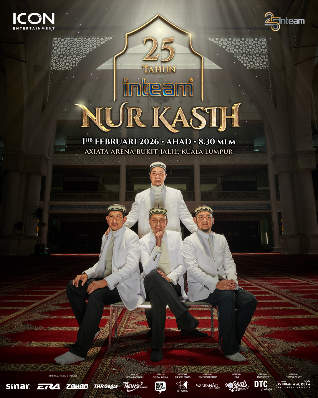 Inteam Raikan 25 Tahun Perjuangan Dakwah Muzik Dengan Konsert Istimewa 2026