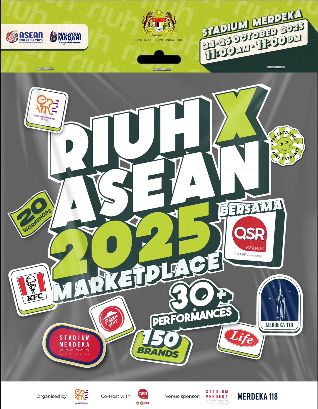 RIUH x ASEAN Marketplace 2025 Transforms Stadium Merdeka into a Celebration of Music and Culture