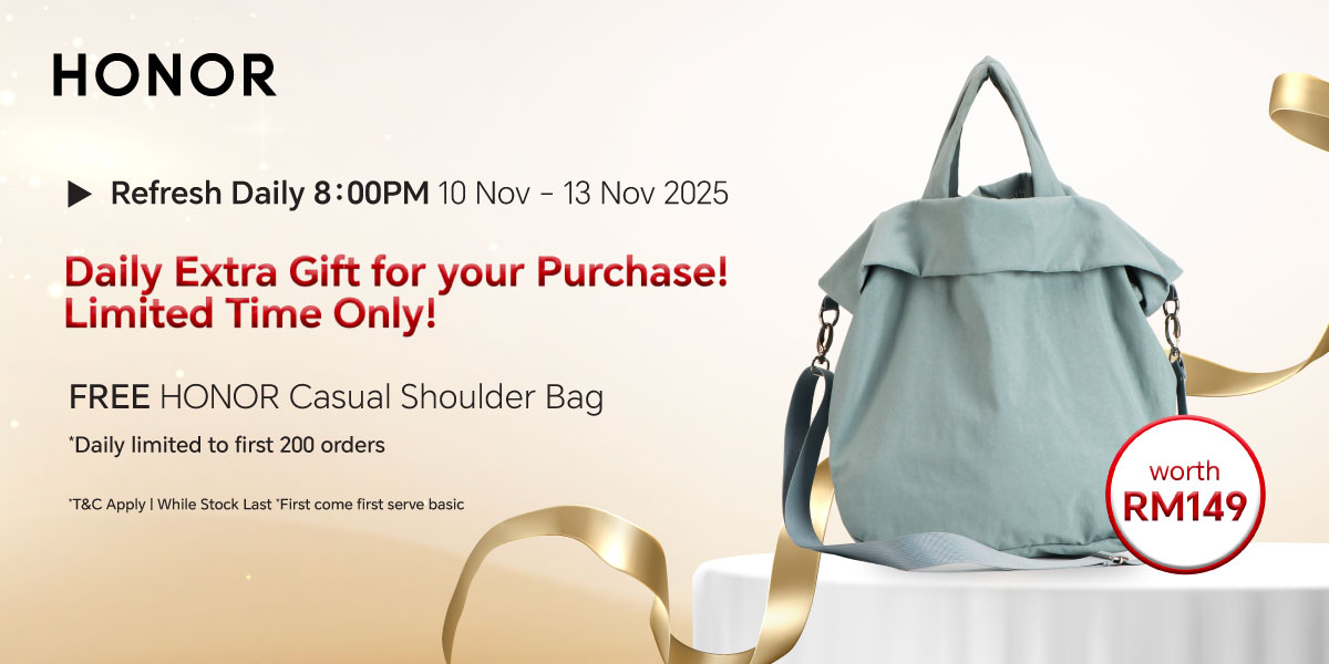 Get Up to RM300 in Grab Vouchers and Exclusive Deals During HONOR’s 11.11 Mega Sale