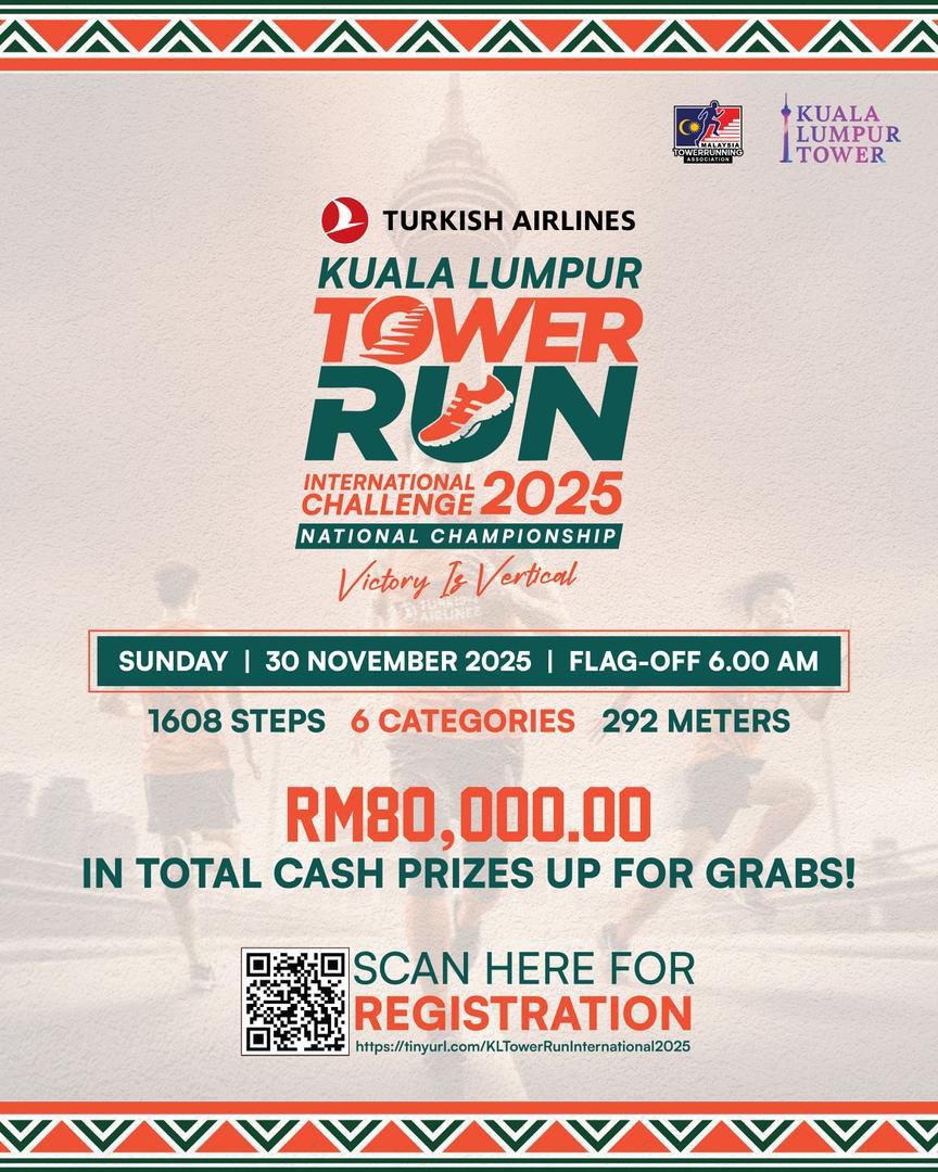 Conquer the Legacy: Kuala Lumpur Tower Run International Challenge 2025 Returns as Official Malaysia Towerrunning National Championship