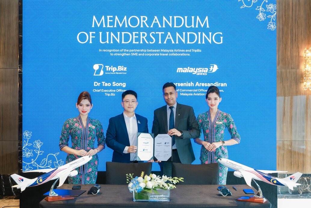 Malaysia Airlines and Trip.Biz Sign Strategic Agreement to Support SME Travel Needs