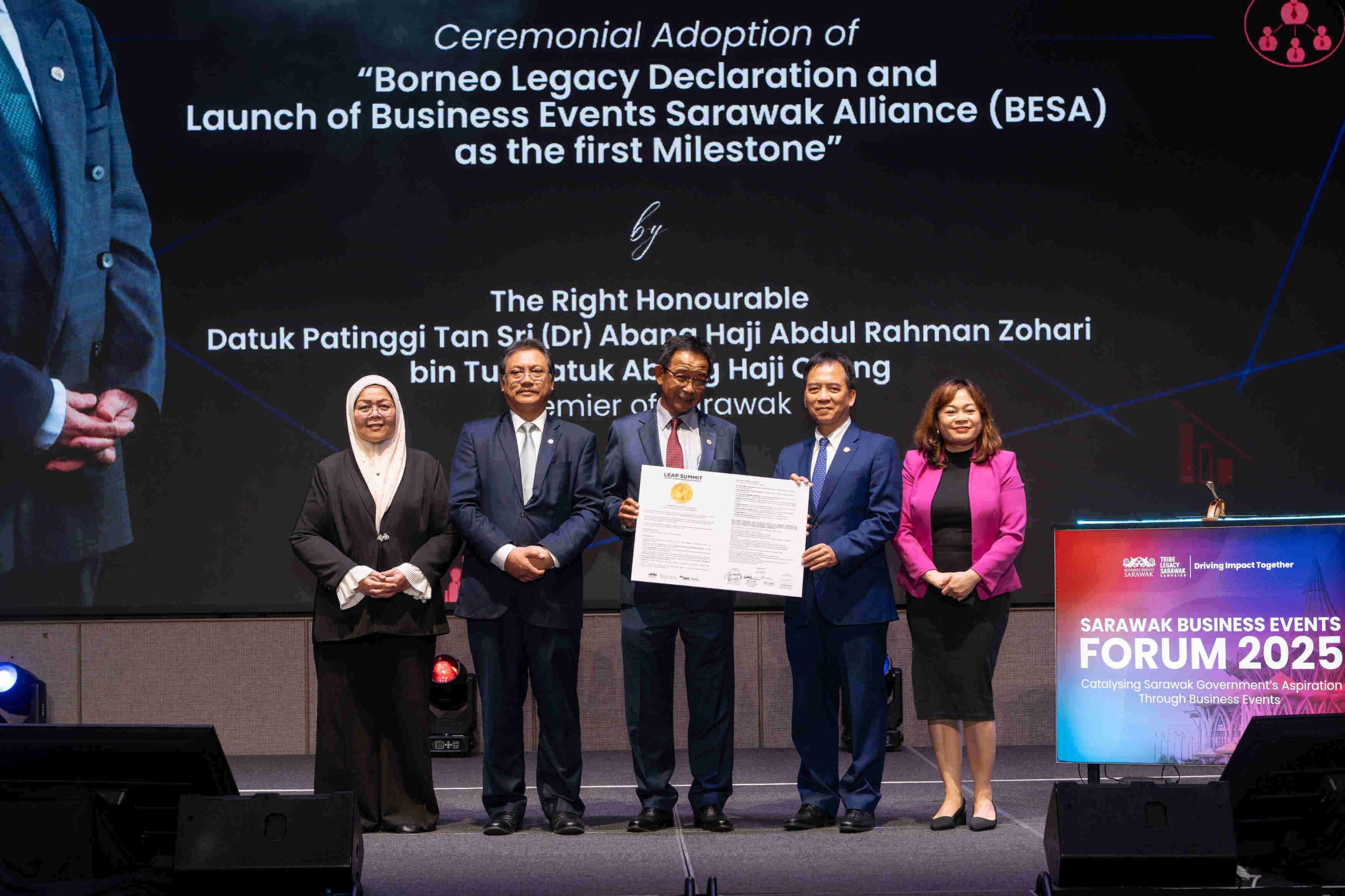 Sarawak Government Formally Implements Legacy Impact Initiatives in Collaboration with BESA