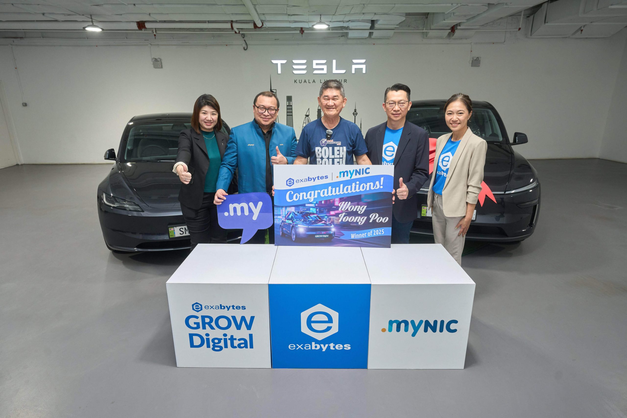 Exabytes and MYNIC Power Malaysia’s Digital Transformation, Award Tesla Model Y as Grand Prize