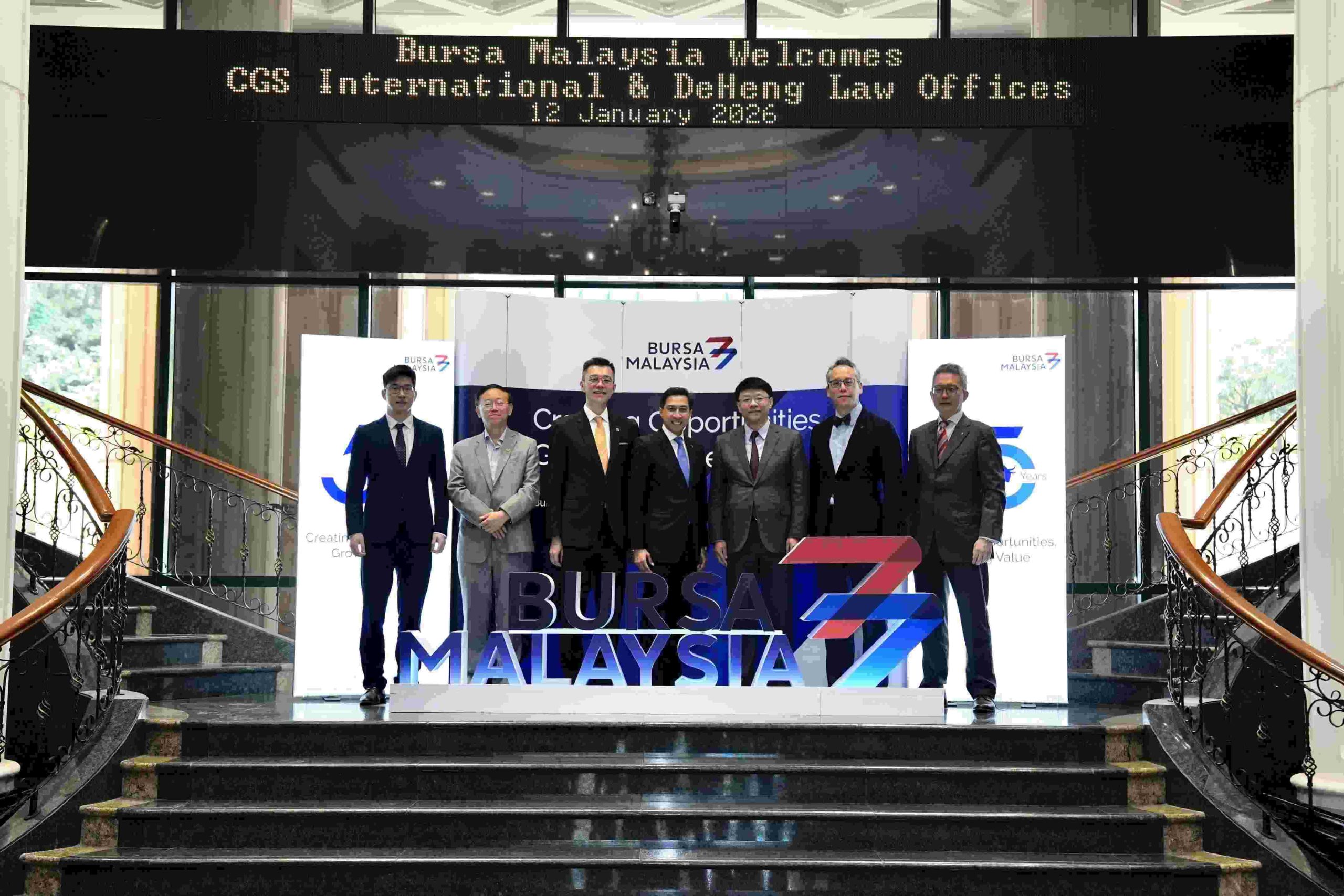 CGS International spearheaded a market engagement initiative with China’s DeHeng Law Offices and Bursa Malaysia to encourage cross-border listings in Malaysia.