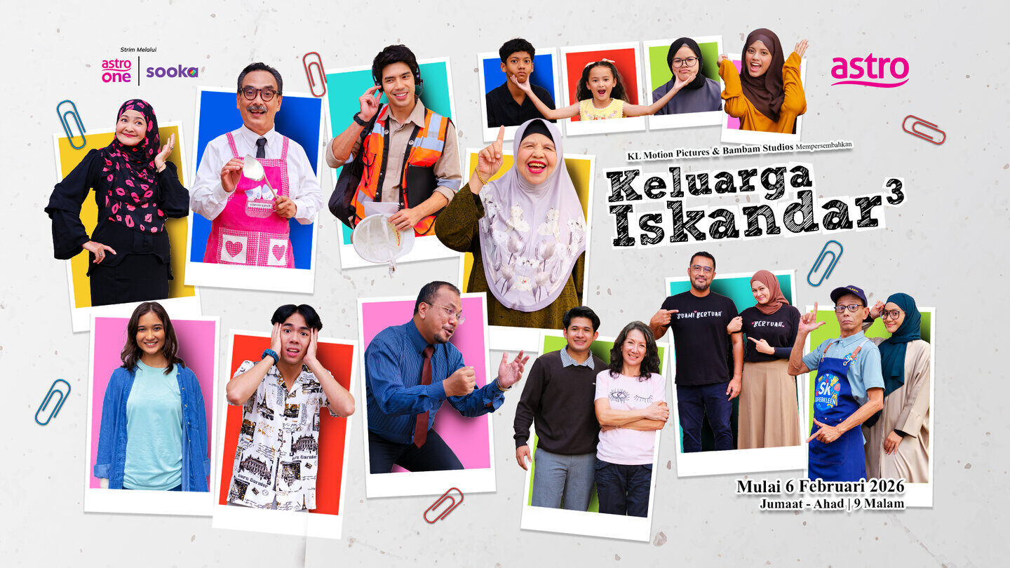 Sobri Anuar Curi Perhatian Sebagai Abang Ngah Dalam Keluarga Iskandar 3