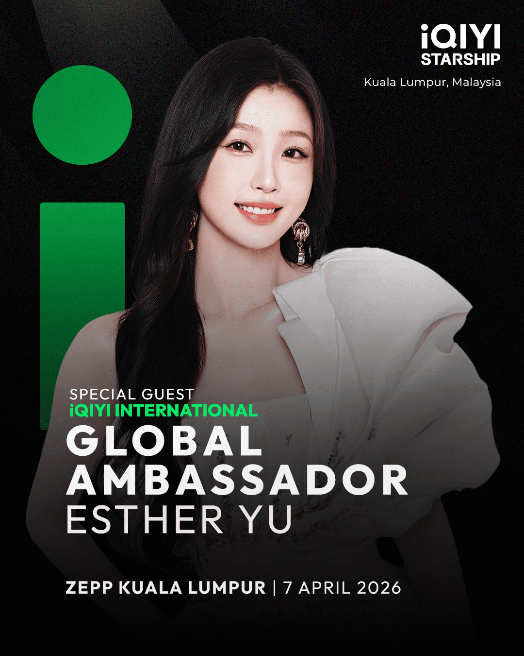 Bintang China Esther Yu Bakal Temui Peminat di Malaysia Buat Kali Pertama