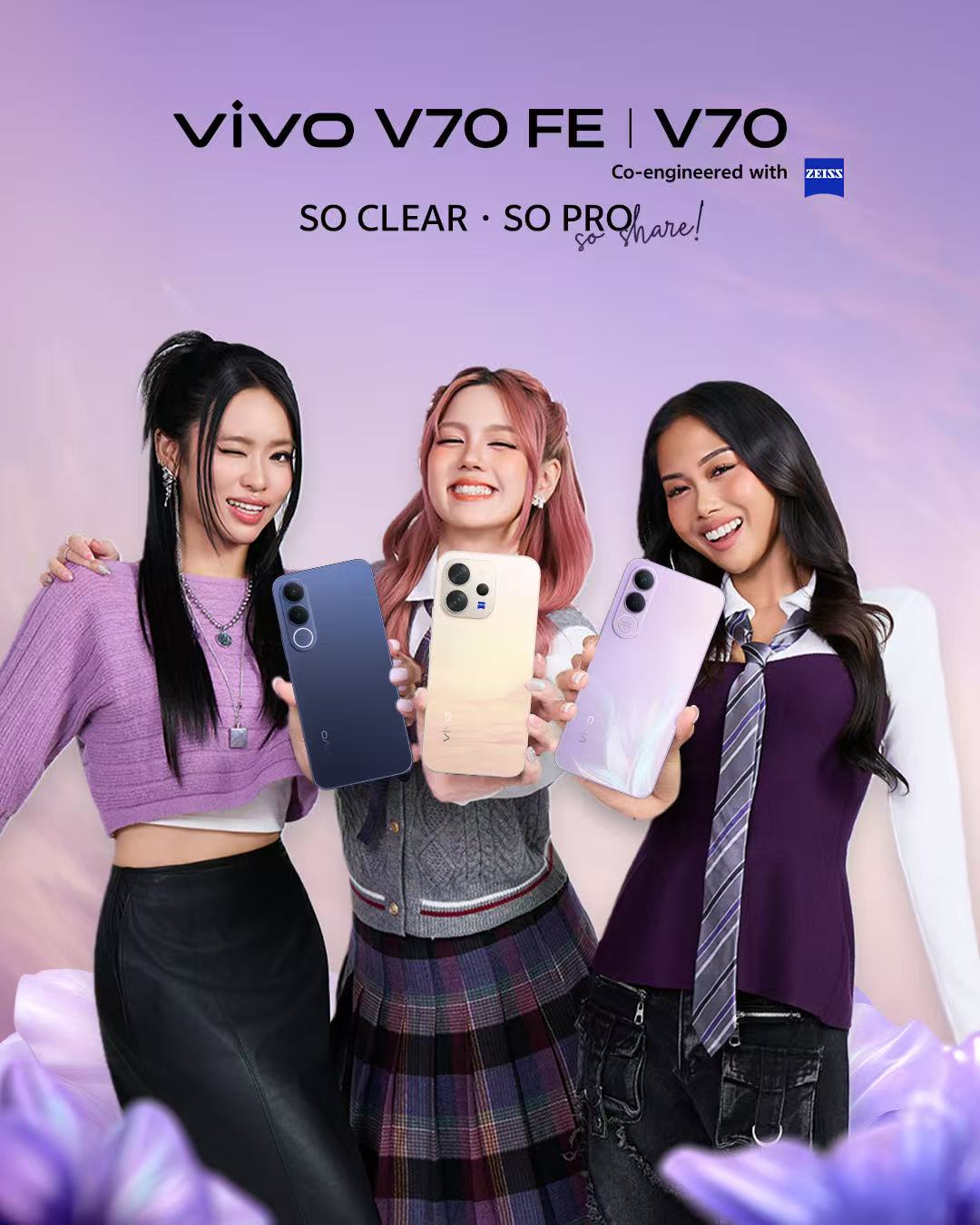 vivo V70 FE Roadshow Kicks Off with DOLLA and Free Gifts Worth Up to RM1,027