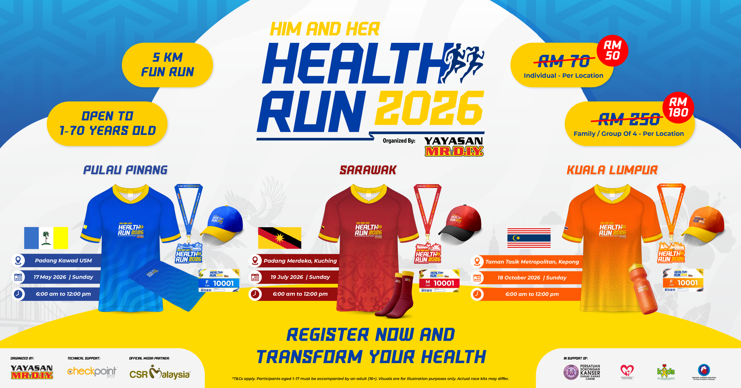 Run Together: Yayasan MR D.I.Y. Unveils Him & Her Health Run 2026!