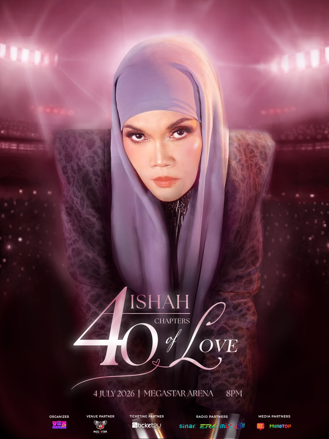 Aishah Kembali Dengan Konsert Solo Mega, 40 Chapters of Love Julai Ini