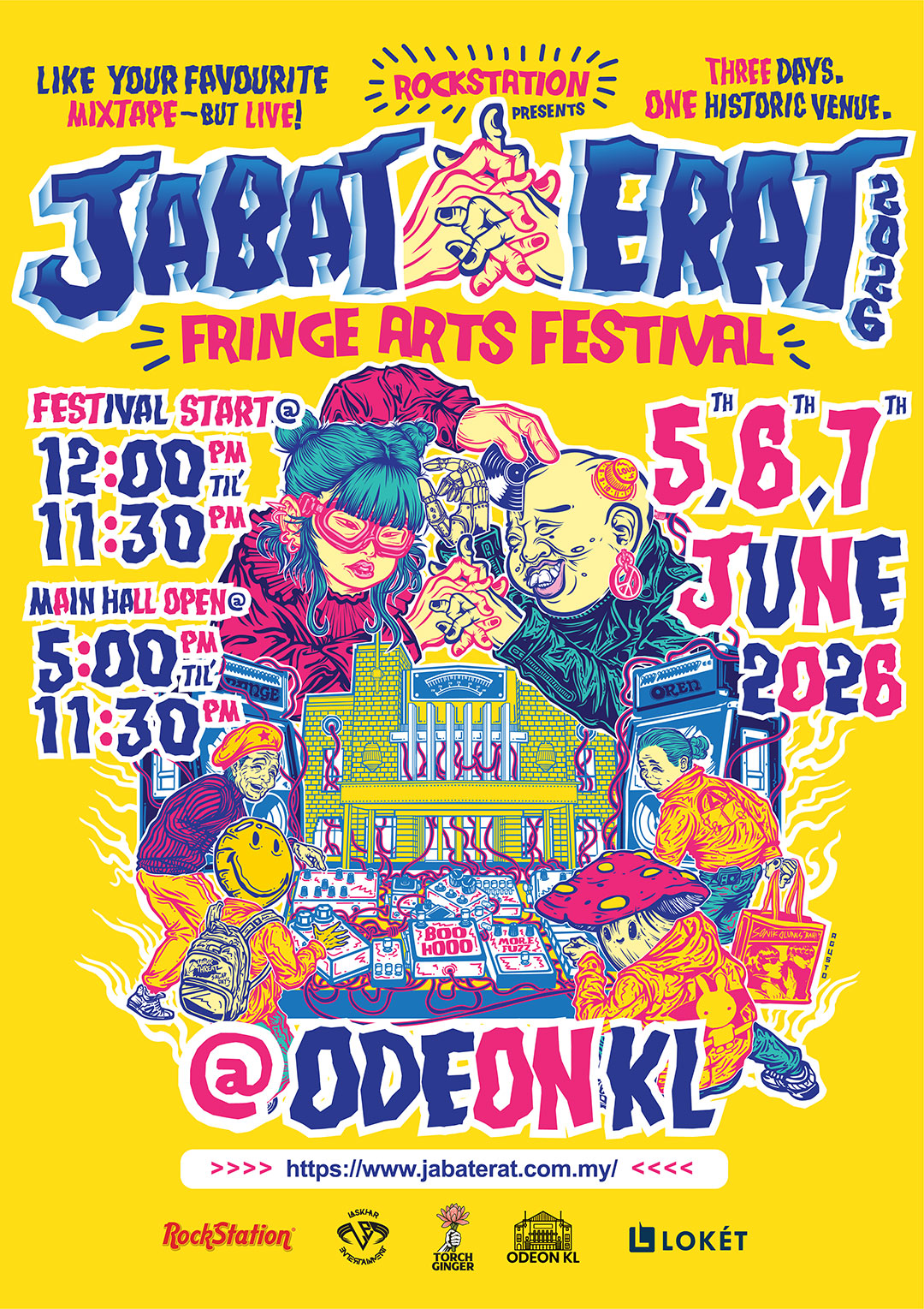 Festival Jabat Erat Kembali Meriahkan Seni Alternatif dari 5 hingga 7 Jun di Kuala Lumpur