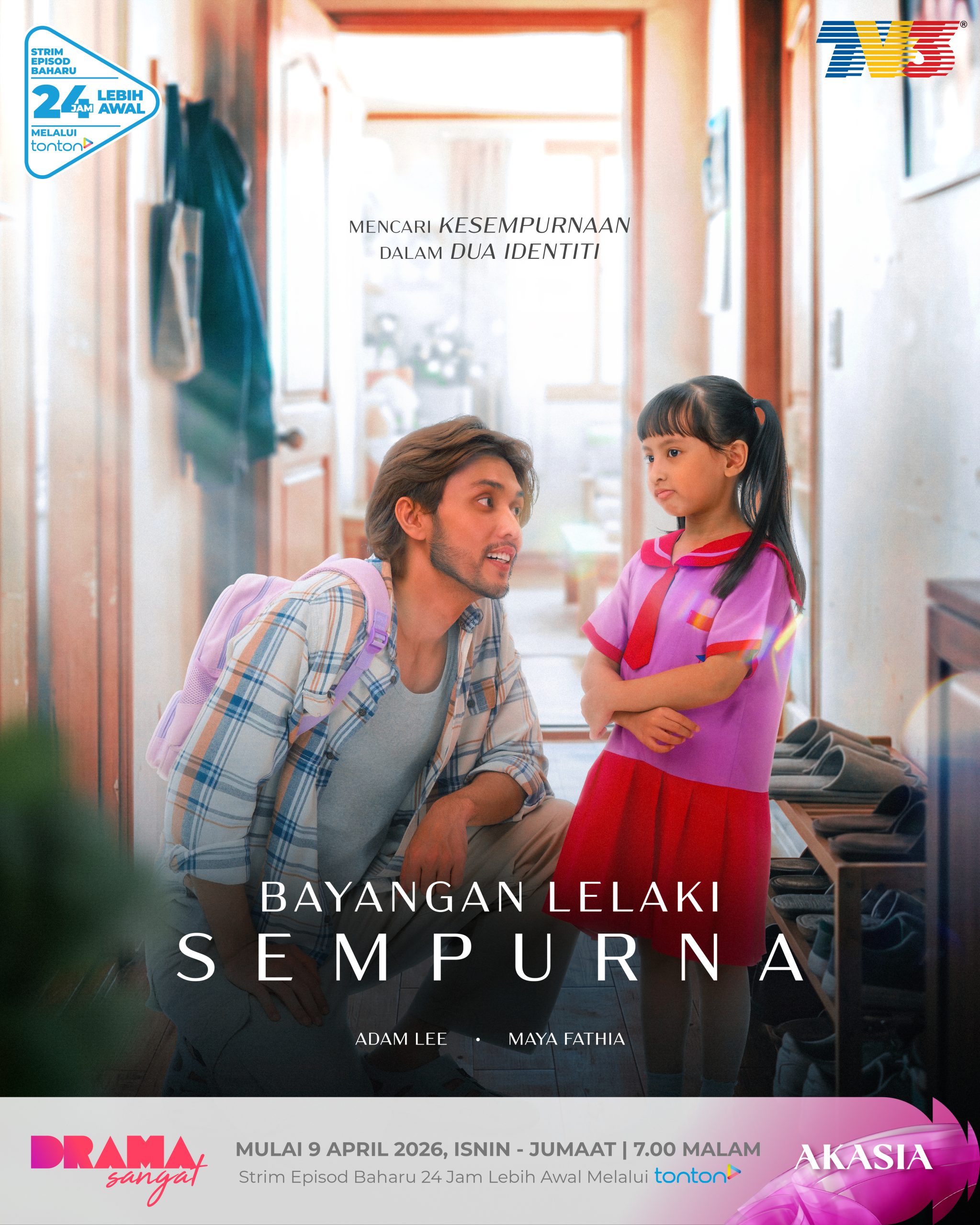 Adam Lee Korbankan Identiti Demi Anak Dalam Bayangan Lelaki Sempurna