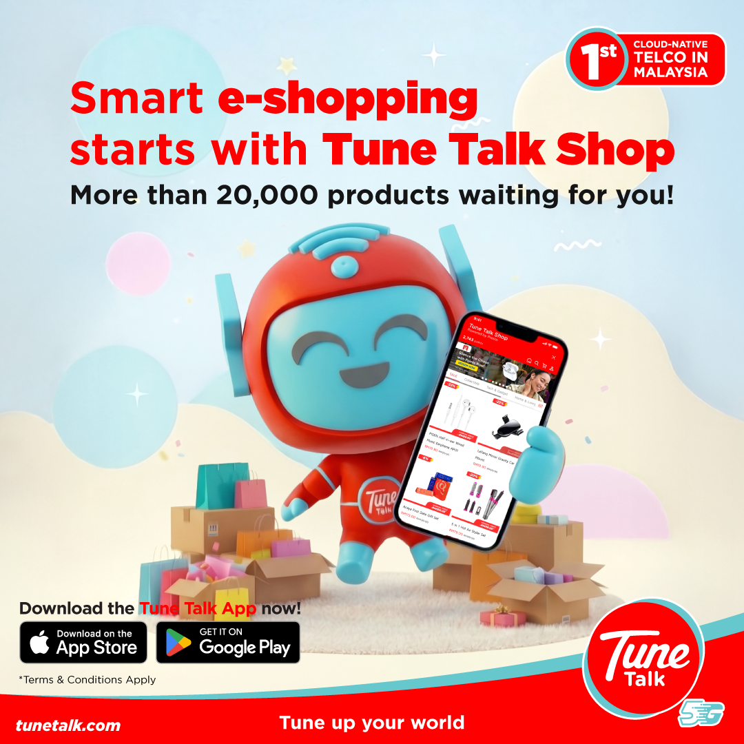 Tune Talk Jadi Telco Pertama Malaysia Tawar Platform E-Dagang Dalam Aplikasi