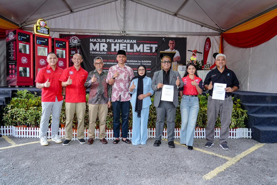 Inovasi Mr. Helmet Mudahkan Penunggang, Pacu Keusahawanan Digital