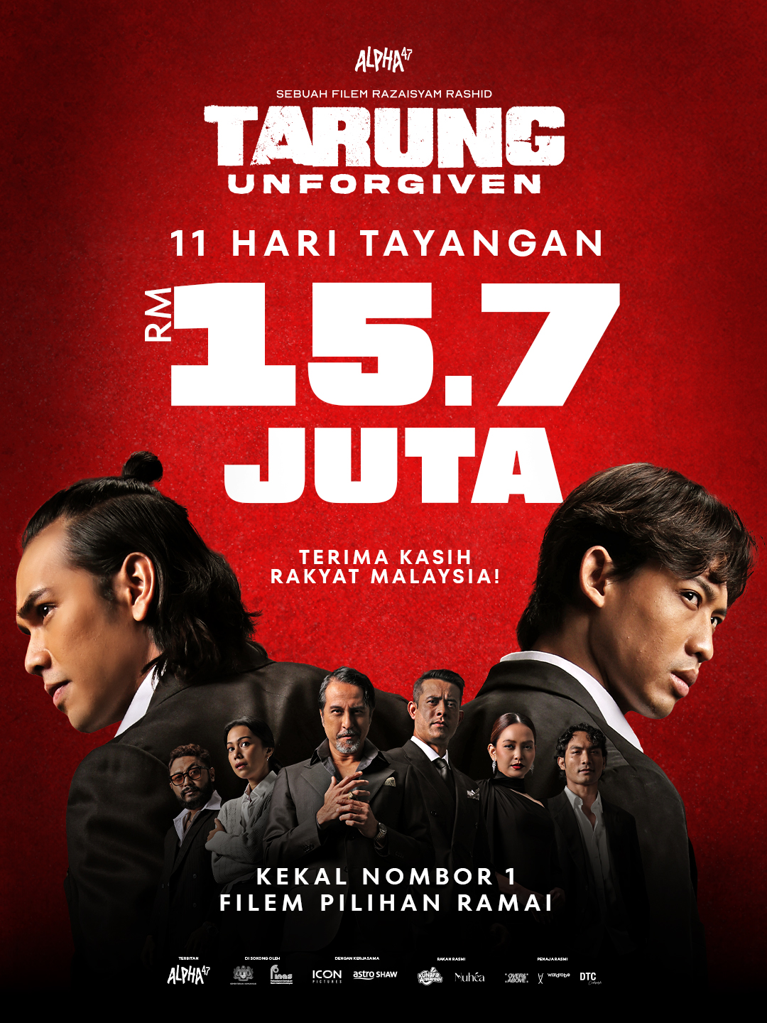 TARUNG: Unforgiven Raih RM15.7 Juta Dalam 11 Hari, Terus Gegar Pawagam