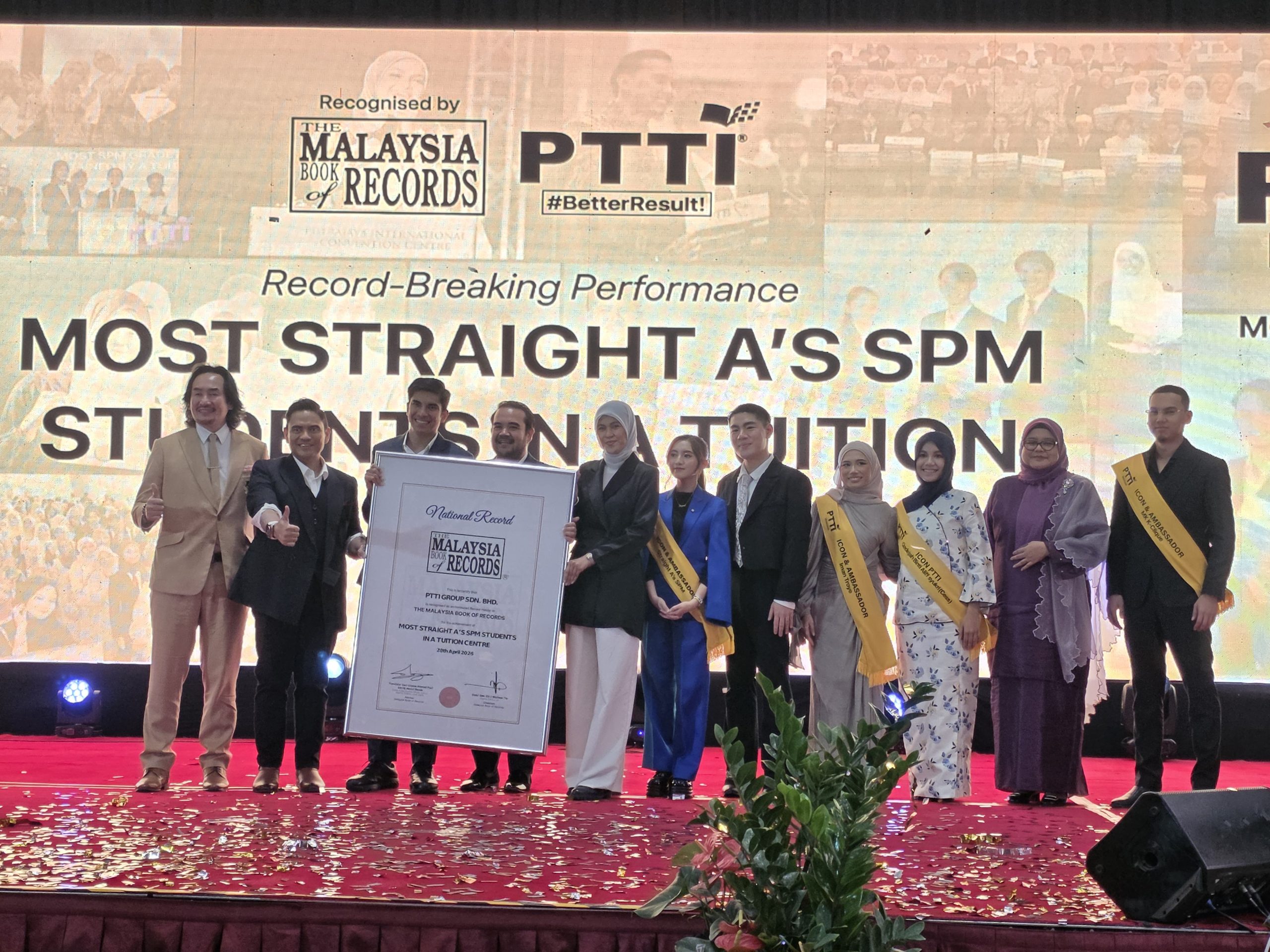 534 Pelajar Semua A SPM 2025: PTTI Sekali Lagi Ukir Nama Dalam Malaysia Book of Records