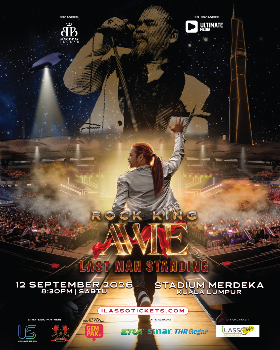 40 Tahun Legasi Awie Dirai Dalam Konsert Epik Rock King: Last Man Standing 2026