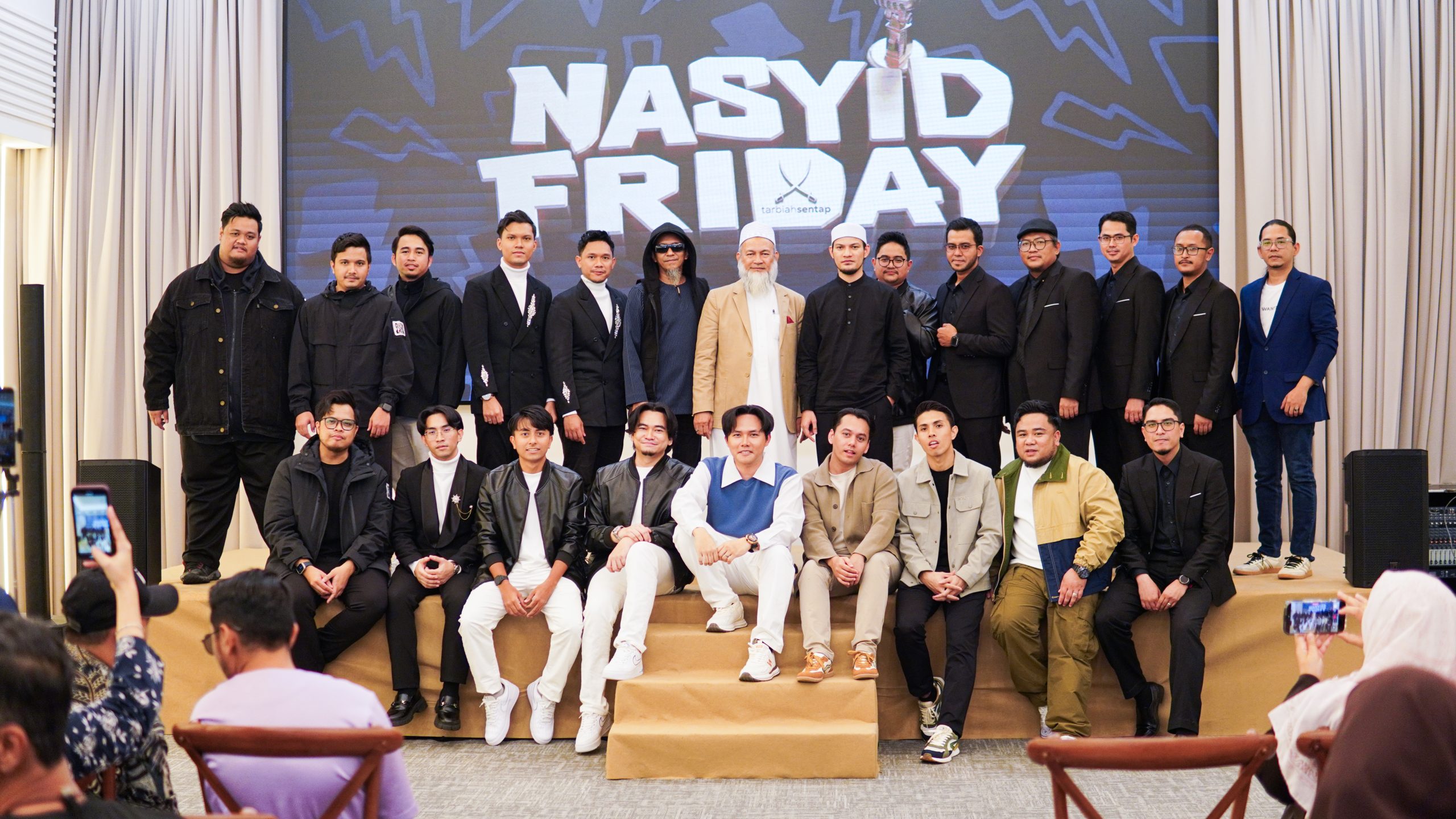 Bukan Sekadar Hiburan: Saiful Apek & Anas Tahir Sertai Projek ‘Nasyid Friday’ Cetusan Tarbiah Sentap