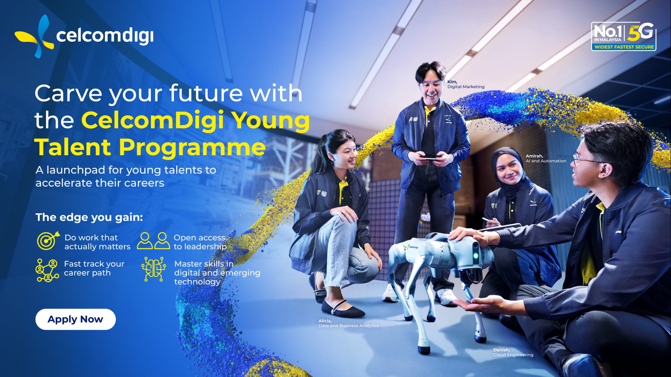 CelcomDigi Pelawa Graduan dan Profesional Muda Sertai Young Talent Programme