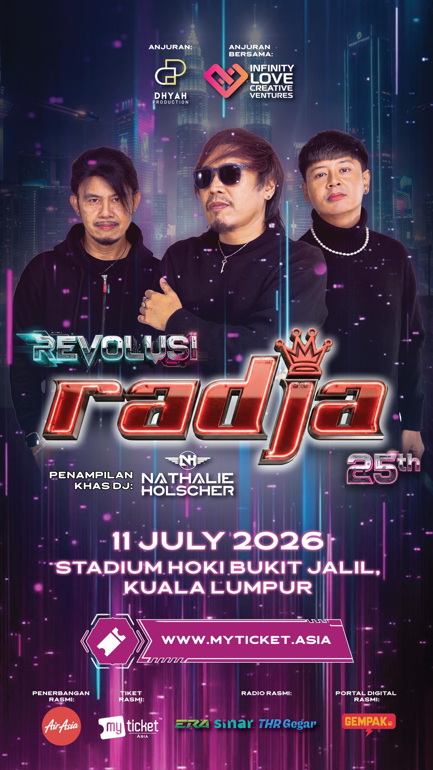25 Tahun Radja: Konsert Solo Skala Besar Bakal Gegarkan Bukit Jalil Julai Ini