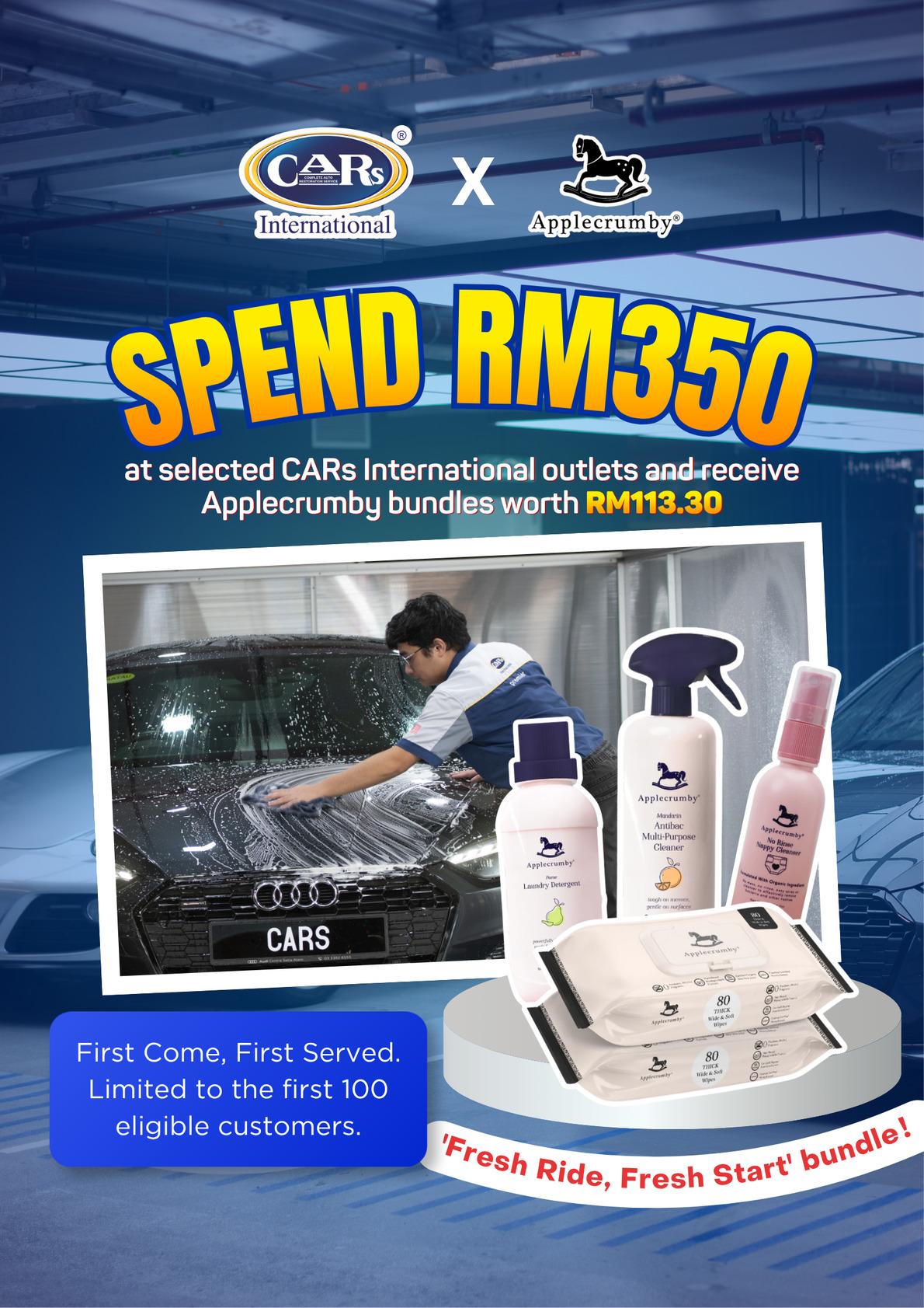 Fresh Rides, Happy Dads: Applecrumby Partners CARs International to Reward Families This June