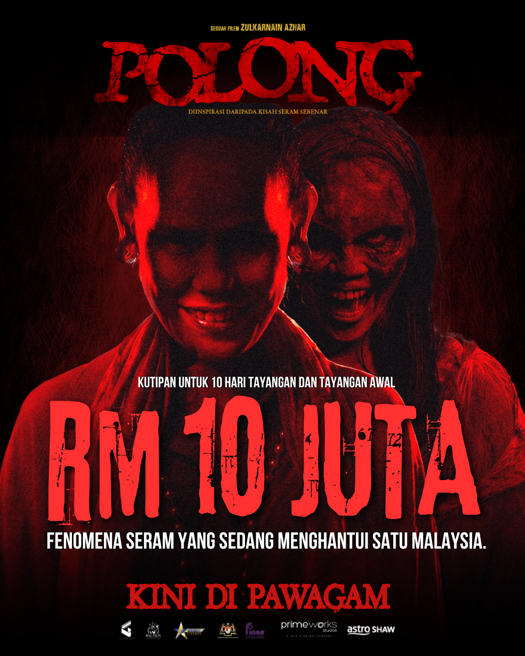 POLONG CATAT PENCAPAIAN RM10 JUTA, BUKTI FILEM SERAM TEMPATAN MASIH MENDOMINASI
