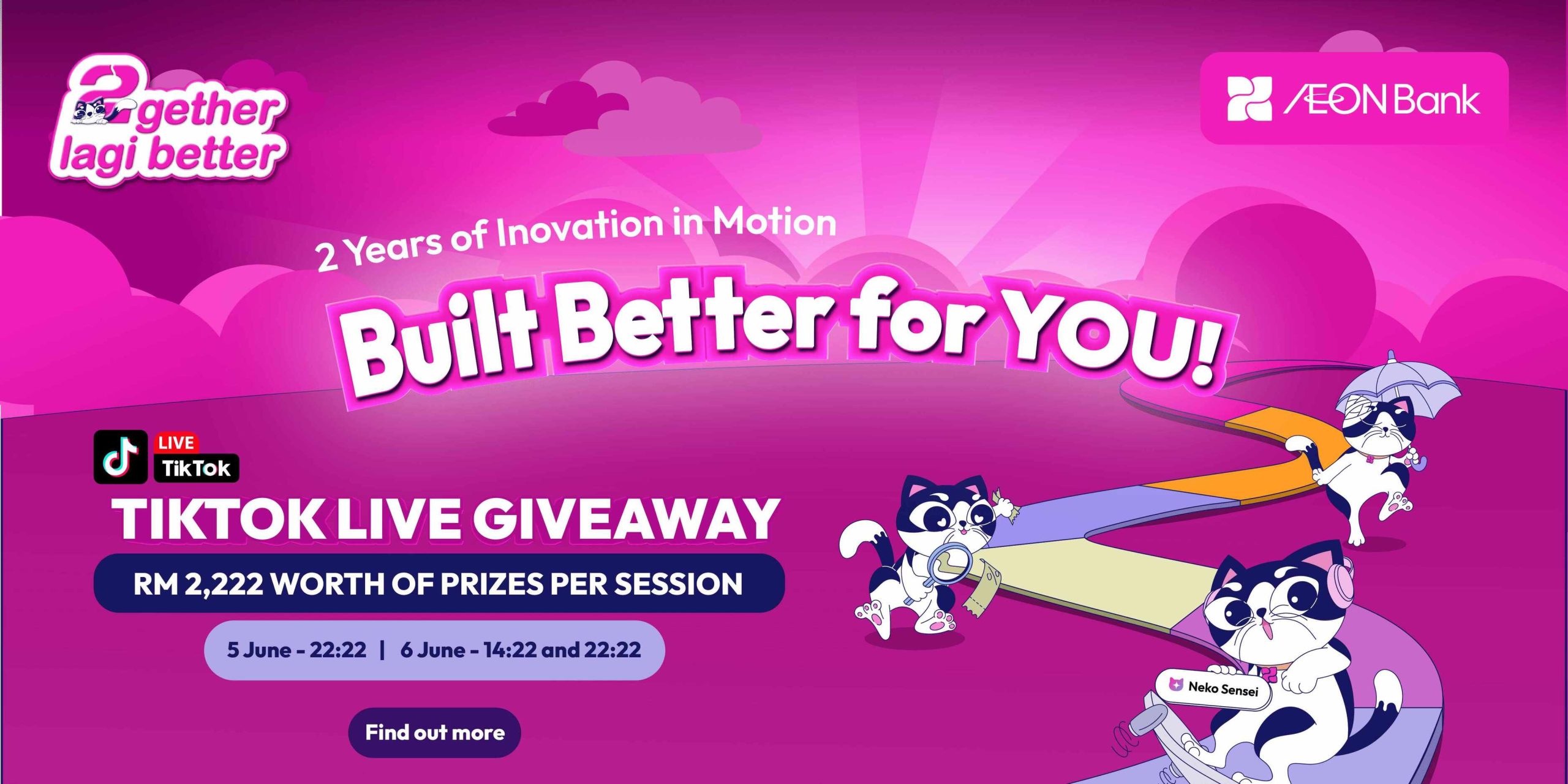 AEON Bank Celebrates 2nd Anniversary with Launch of AI Financial Coach “Neko Sensei
