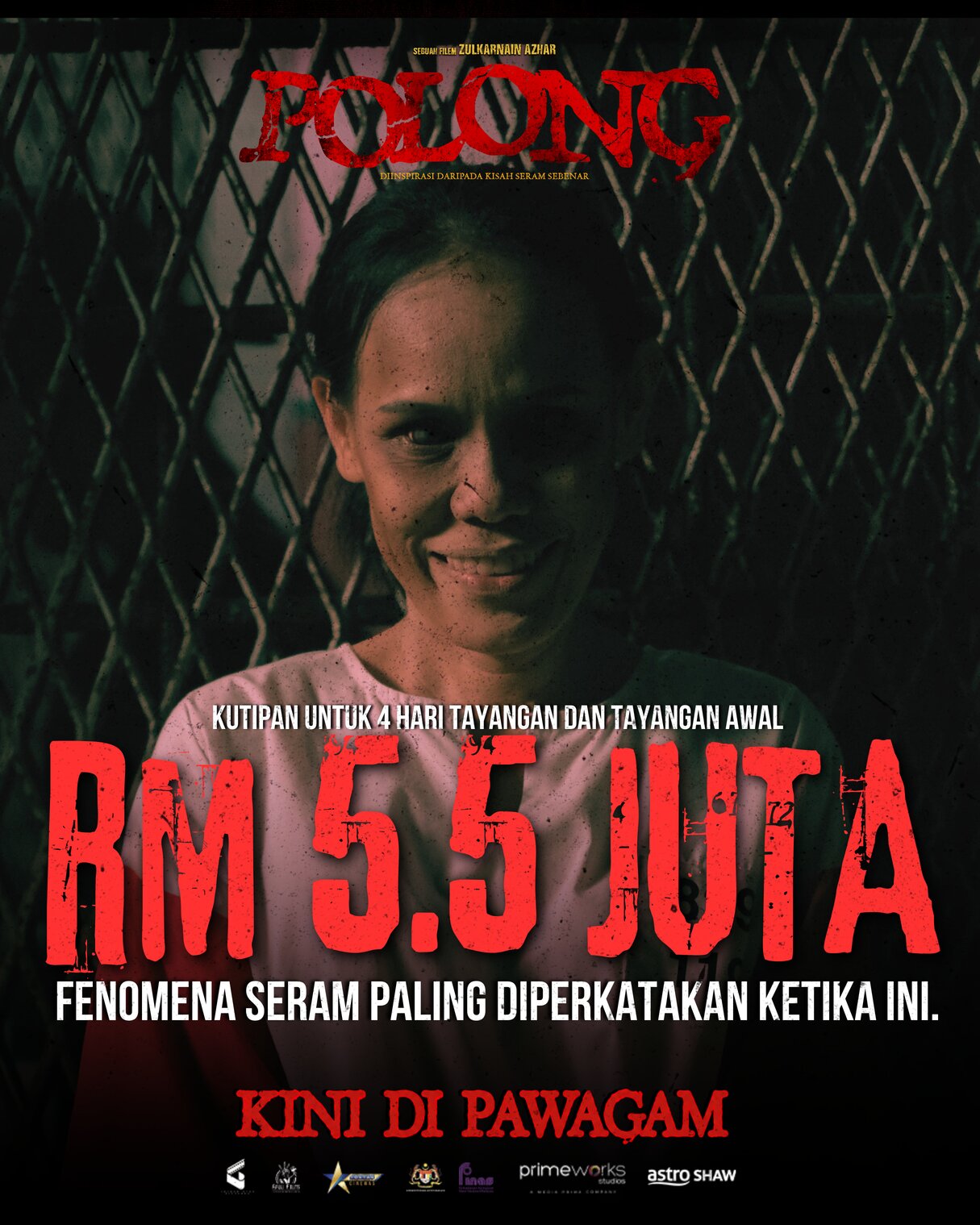 FILEM SERAM MALAYSIA BUKTIKAN KUALITINYA: RM5.5 JUTA DALAM EMPAT HARI, CETUS FENOMENA LUAR BIASA