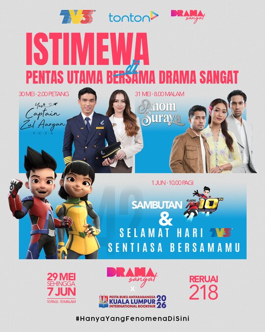 PELUANG ISTIMEWA BERTEMU BINTANG UTAMA DRAMA TV3 SECARA LEBIH DEKAT