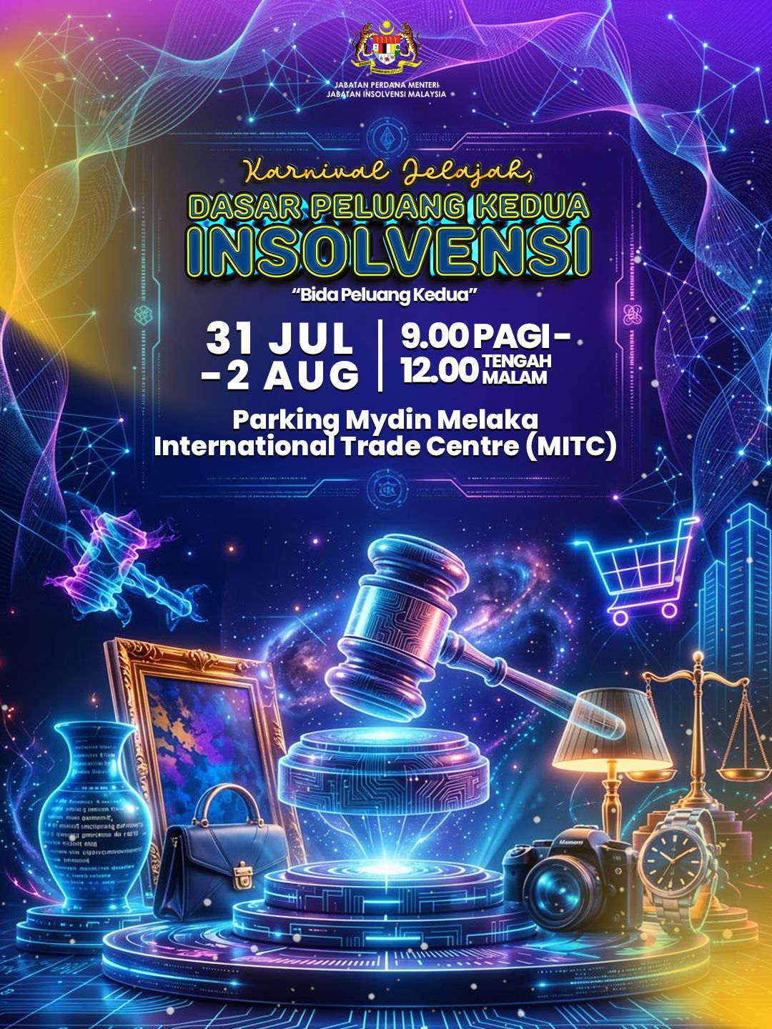 Jangan Lepaskan Peluang! Karnival Jelajah Dasar Peluang Kedua Insolvensi 2026 Kini di Melaka