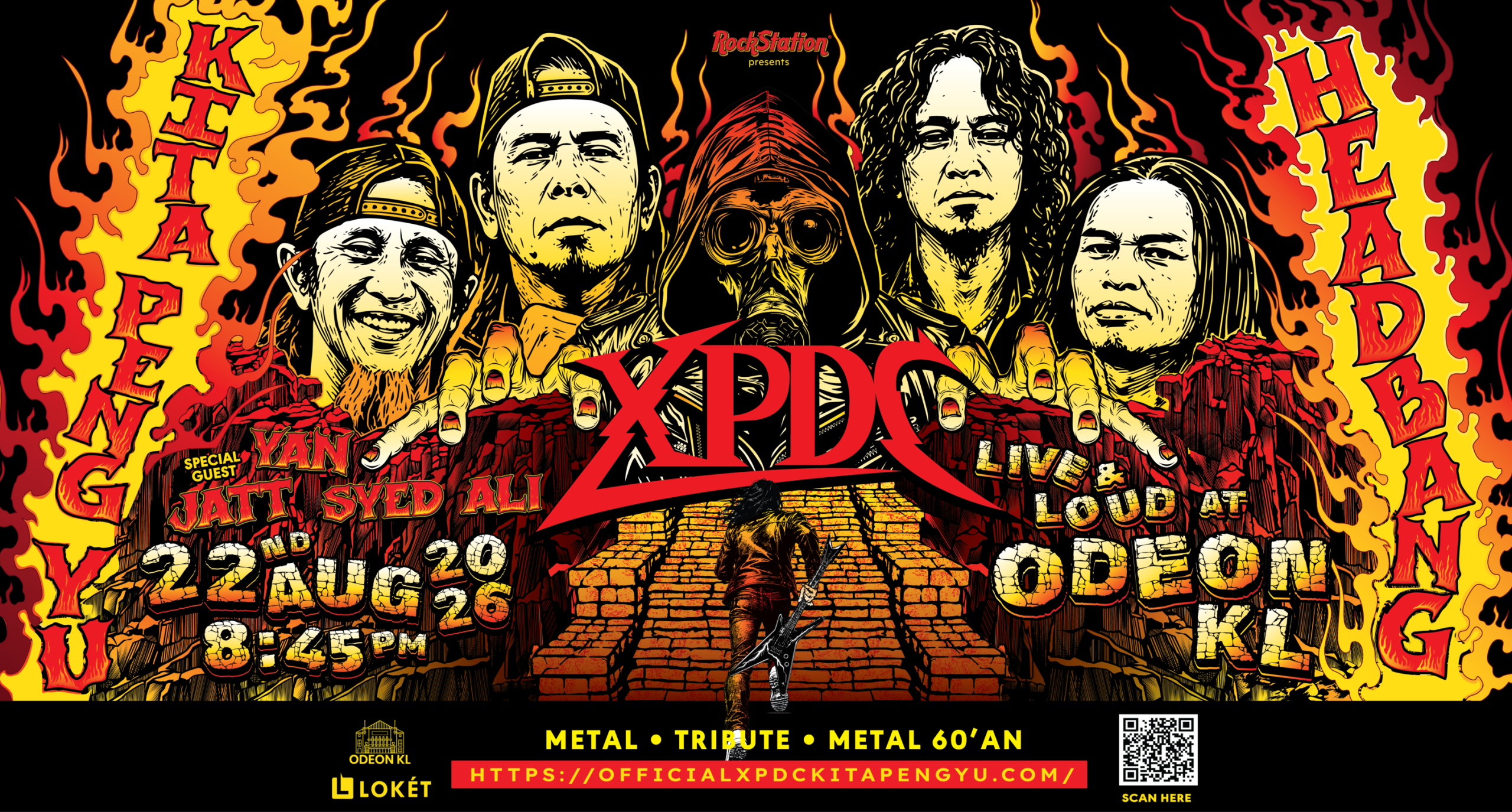 Peminat Rock Wajib Hadir! XPDC Kita Peng Yu Gegar Odeon KL Ogos Ini