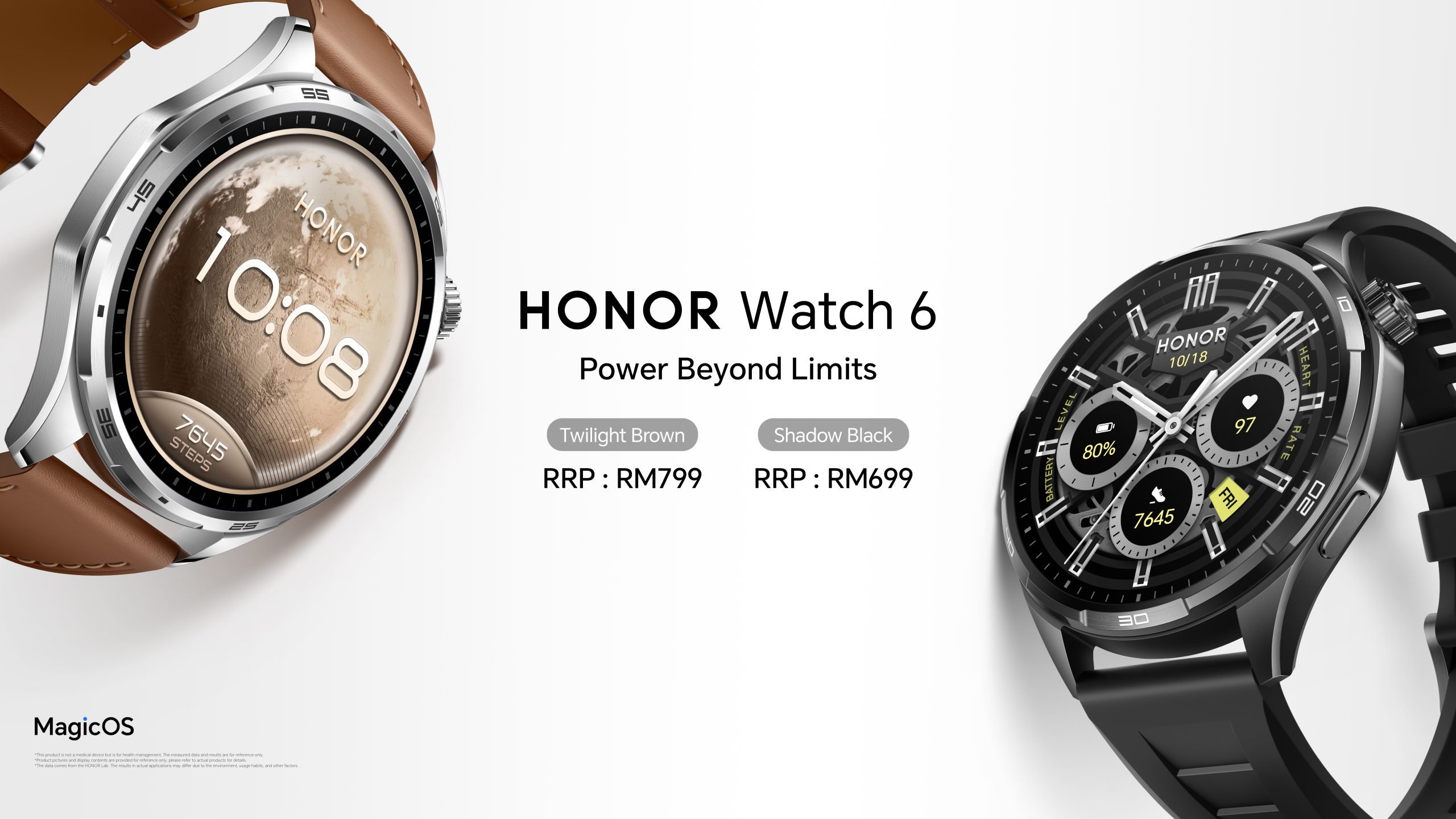 HONOR Watch 6 Arrives in Malaysia with AI Features and 35-Day Battery Life