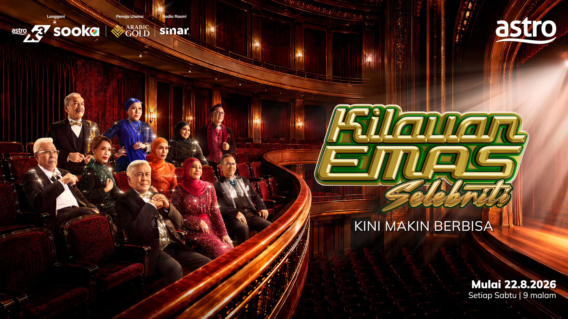 Kilauan Emas Selebriti 2026 Kembali Dengan Format Baharu dan Misi Amal