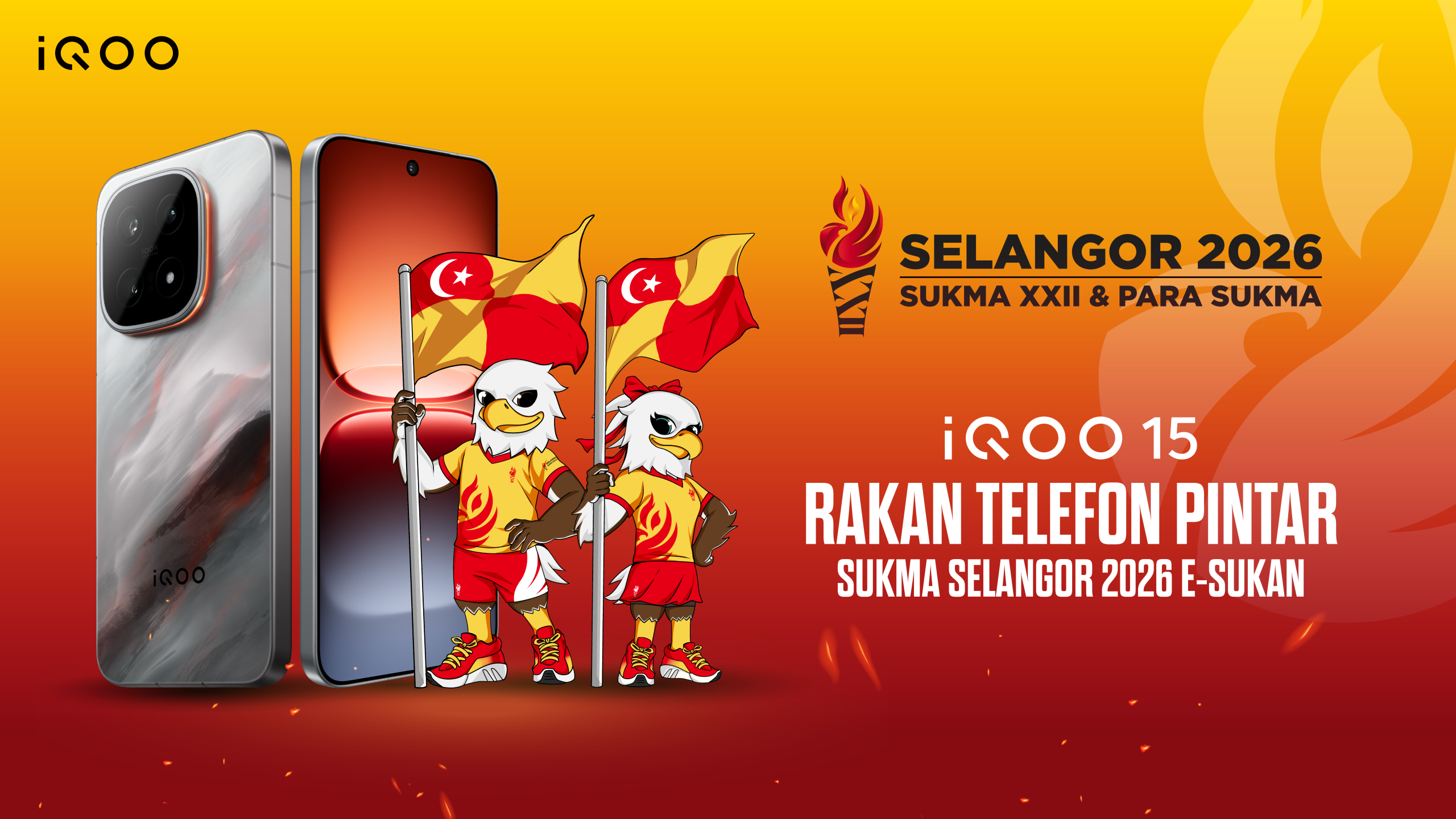 iQOO 15 Set to Power Competitive Esports at SUKMA XXII Selangor 2026
