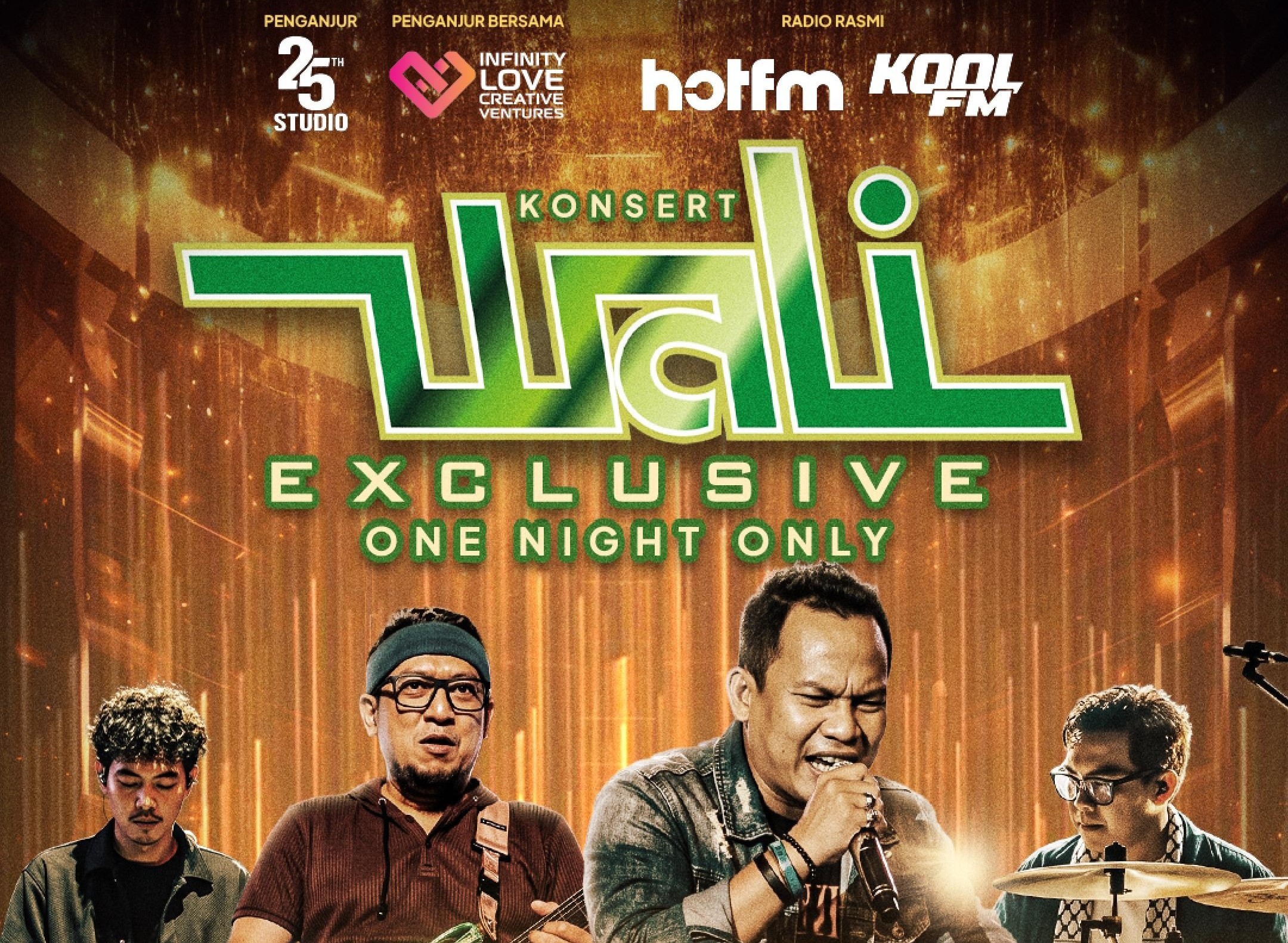 Wali Band Kembali Temui Peminat Malaysia Menerusi Konsert Exclusive One Night Only